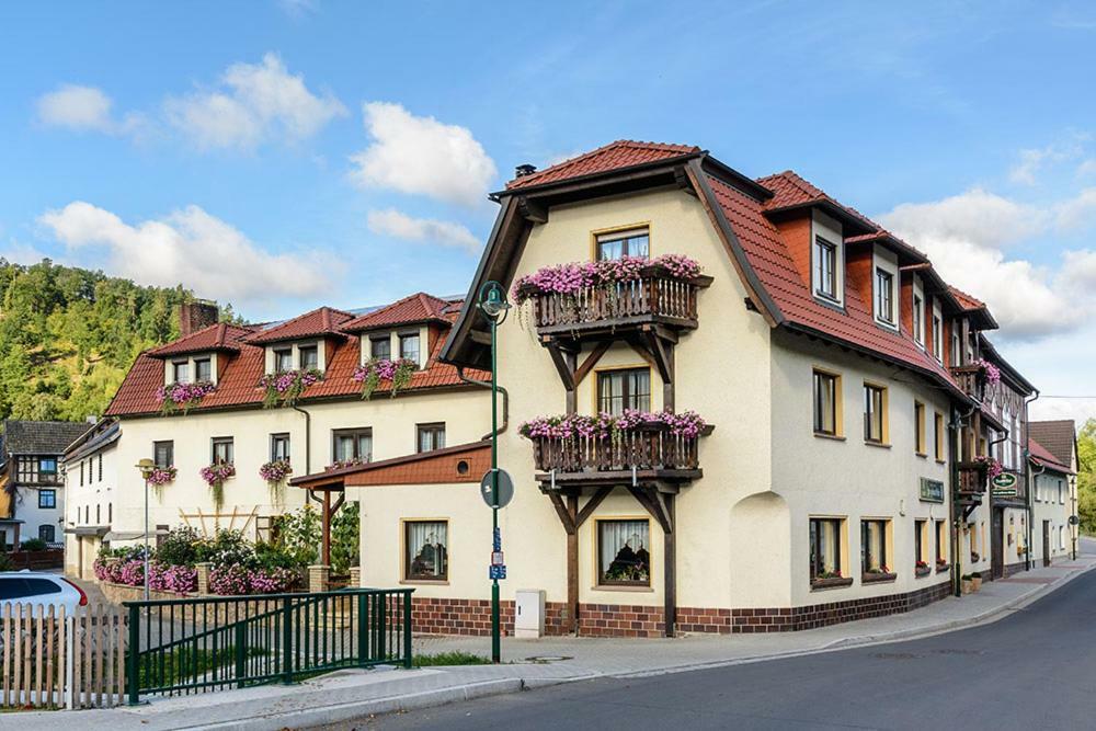 Pension Zur Gruenen Eiche Kaulsdorf المظهر الخارجي الصورة